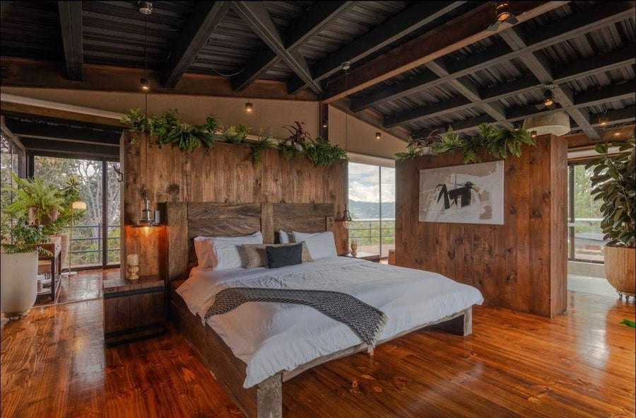 A private bedroom suite