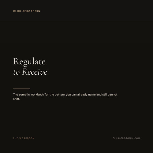 Cover of the Regulate to Receive workbook