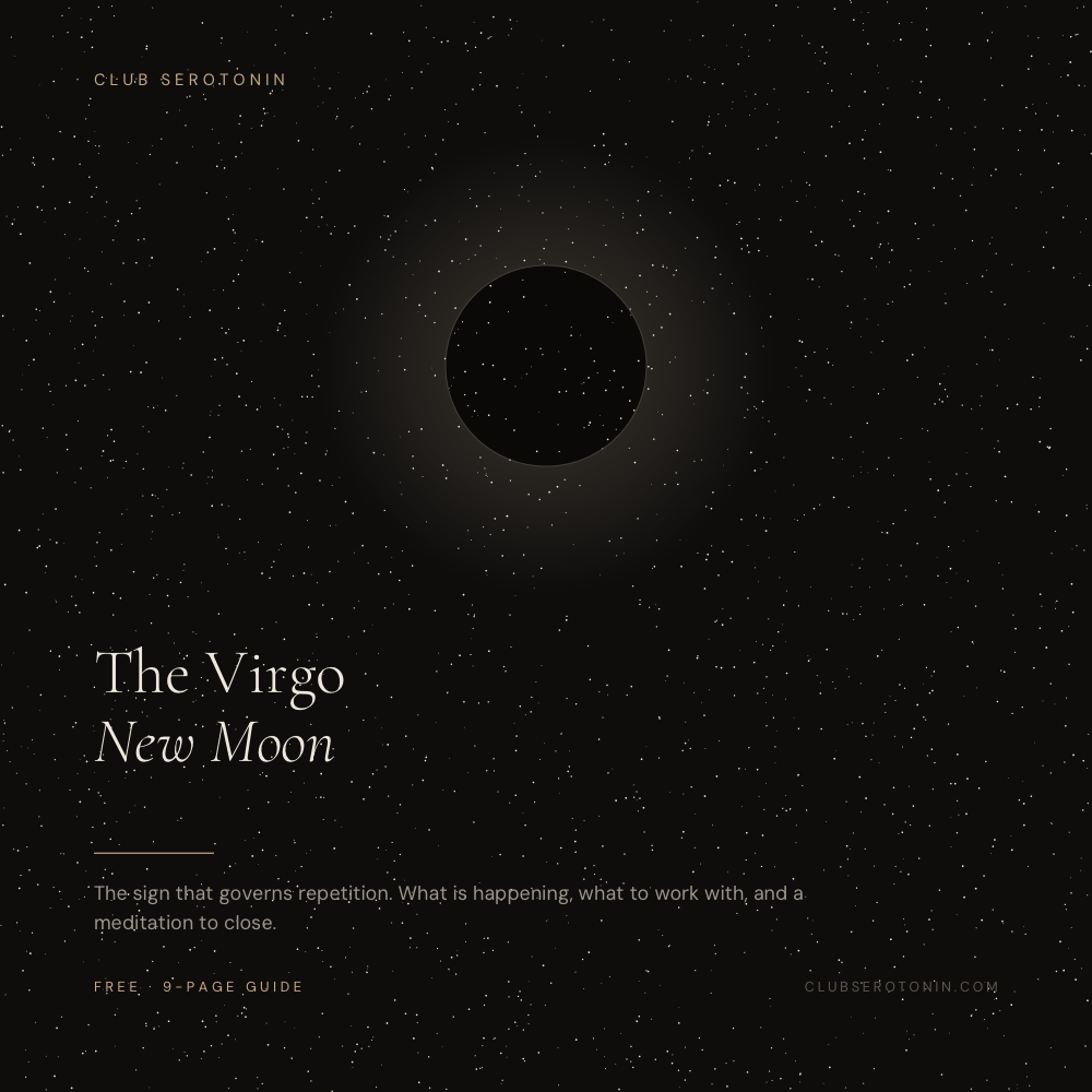 The Virgo New Moon guide cover